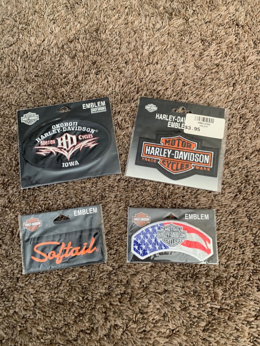 Motor Harley Davidson Cycles Motorcycles Sew On Emblem Patches Lot